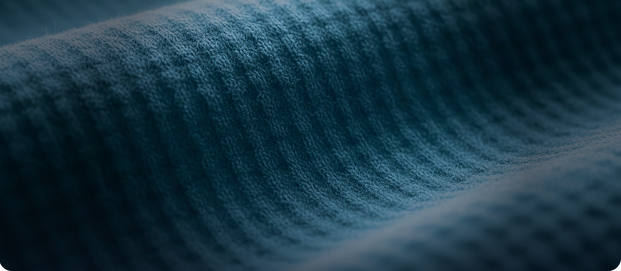 Close-up blue fabric texture