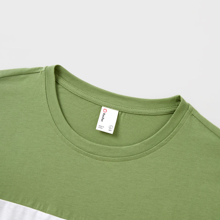 Daddy and Me Family Matching Tropical Floral Print Short-sleeve Top or Camisole Dress Set Multi-color