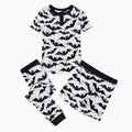 Toddler / Kids Christmas / Halloween PJS for Boys 3-Piece Bamboo Pajama Set 2-in-1 Look for 4 Seasons (Snug-Fitting) Grey