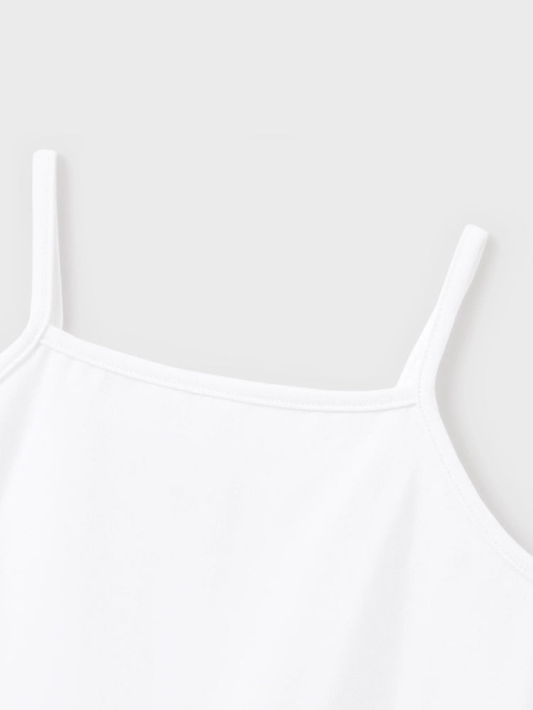 Daddy & Daughter Set Sun Flower Print Short-sleeve Collar Shirt or White Camisole Top and Flower Wide-leg Pants Set for Summer Vacation Multi-color