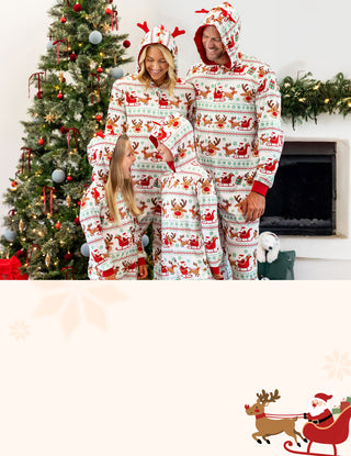 Matching PJs that turn every
moment into a holiday memory