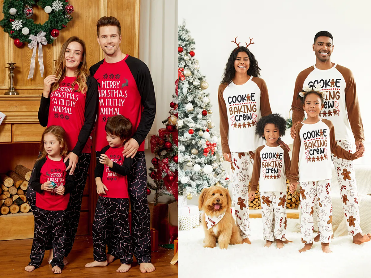 Family holiday pajama party deals