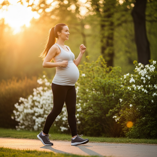 Safe exercises for pregnant women guide illustration for prenatal fitness