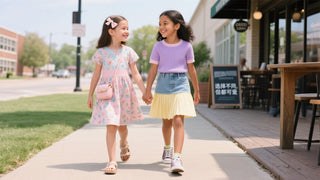What Are the Key Differences Between Girls' Dresses and Skirt Sets?