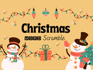 Christmas Word Scrambles: Fun for Everyone!