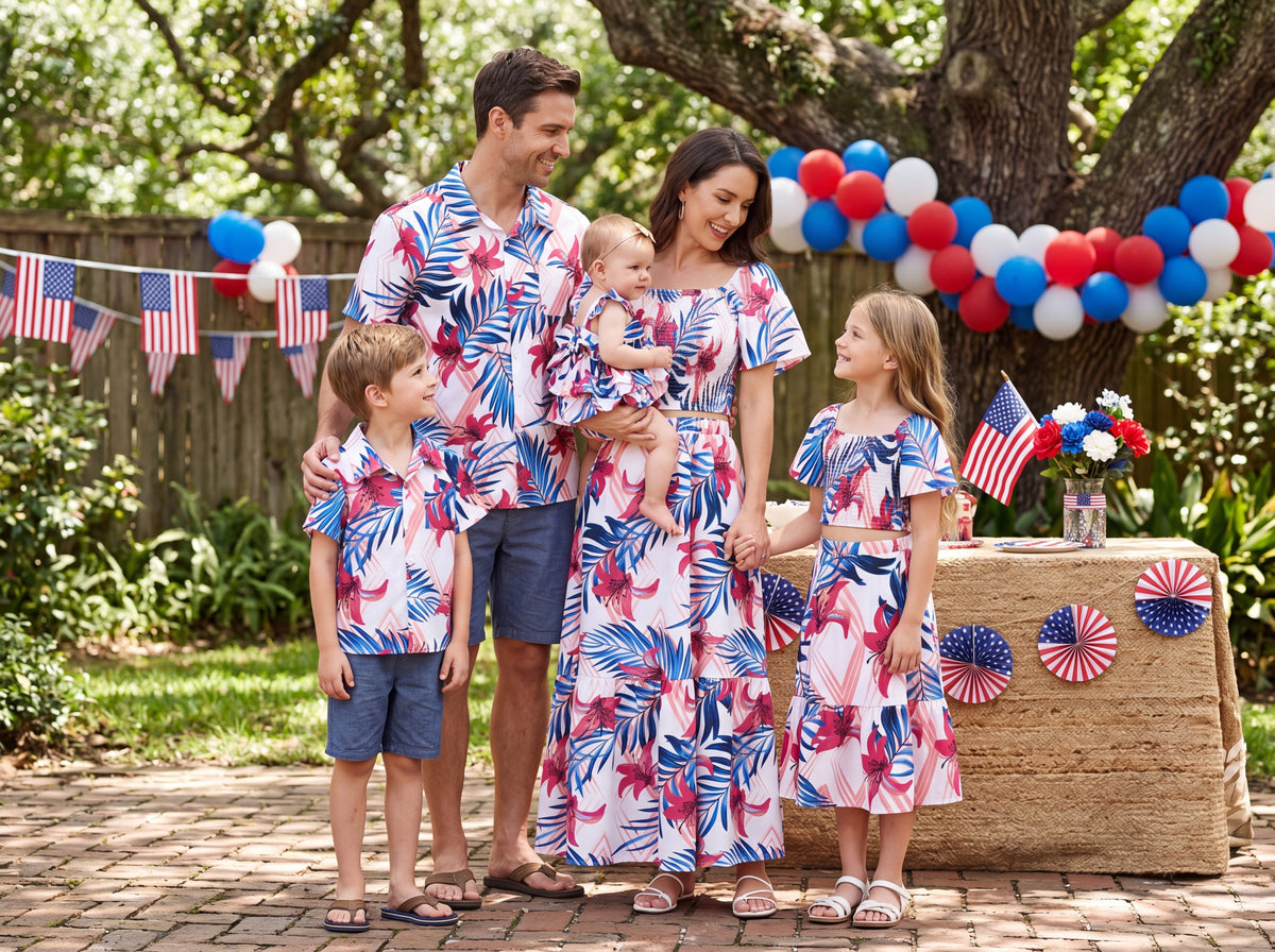 4th of July Outfit Ideas for Women Men Kids and Families