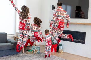 family christmas onesie pajamas