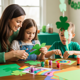St. Patrick's Day activities for kids with festive crafts and celebrations