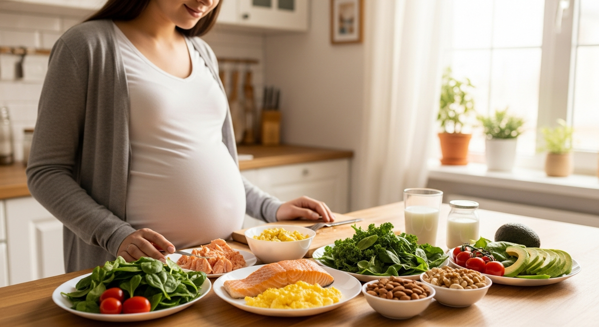 Second trimester baby growth meals nutrition guide for expecting mothers