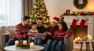 Merry Christmas Happy New Year Facebook post ideas guide for social media