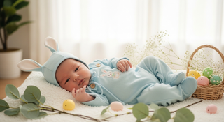Baby Easter outfit first photo shoot guide for new parents