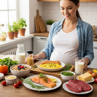 Vitamin B12 pregnancy recipes guide with B12-rich foods for fetal nerve development