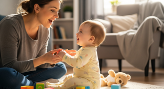 Baby lyrics playtime guide illustration for parents