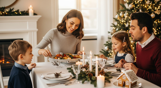 New Year's Day family dinner celebration guide for parents with young children