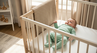 Baby bamboo pajamas wardrobe guide illustration for new parents