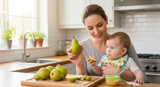 Pear baby food recipes guide for gentle constipation relief