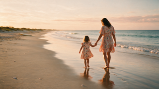 Mommy and Me Beach Outfits: Moana-Inspired Sets for Mother-Daughter Trips