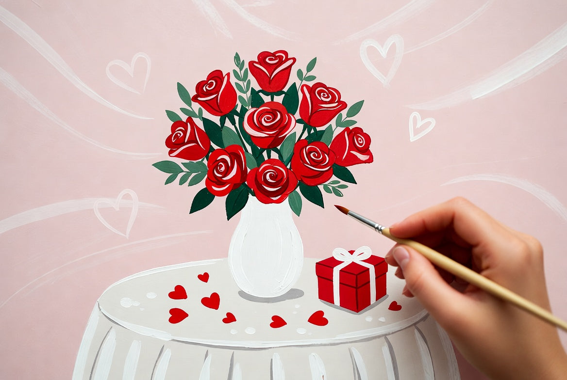 Valentine's Day Easy Painting Ideas