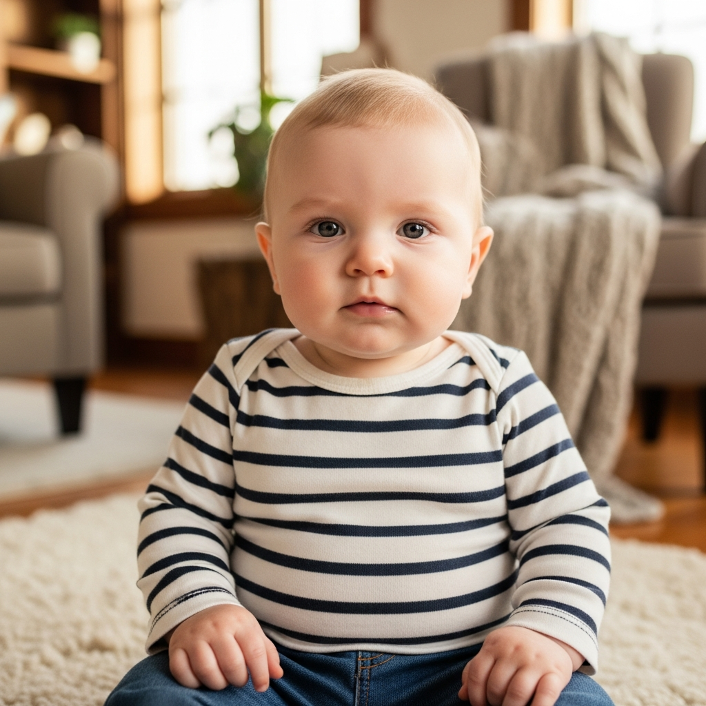 Powerful boy baby names guide illustration for parents