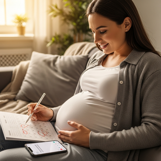 Irregular periods pregnancy due date guide illustration for expectant mothers