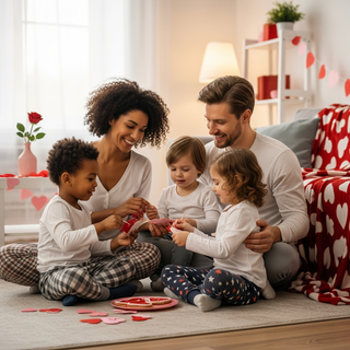 Simple Valentine's Day family celebration guide for busy parents with young children