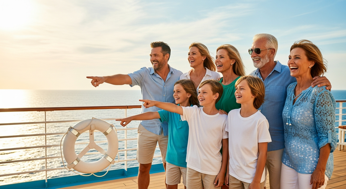 Best cruise lines for families guide illustration for parents