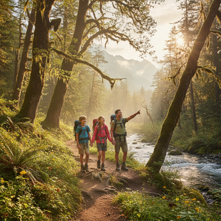Family adventure bucket list guide for parents and kids exploring nature together