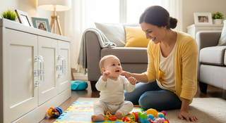 Baby-friendly home on a budget guide for new parents with safe proofing tips