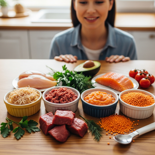 Protein purees for baby including meat, chicken, fish and bean purees guide