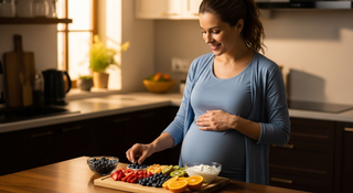 Healthy pregnancy snacks guide with nutritious options for every trimester