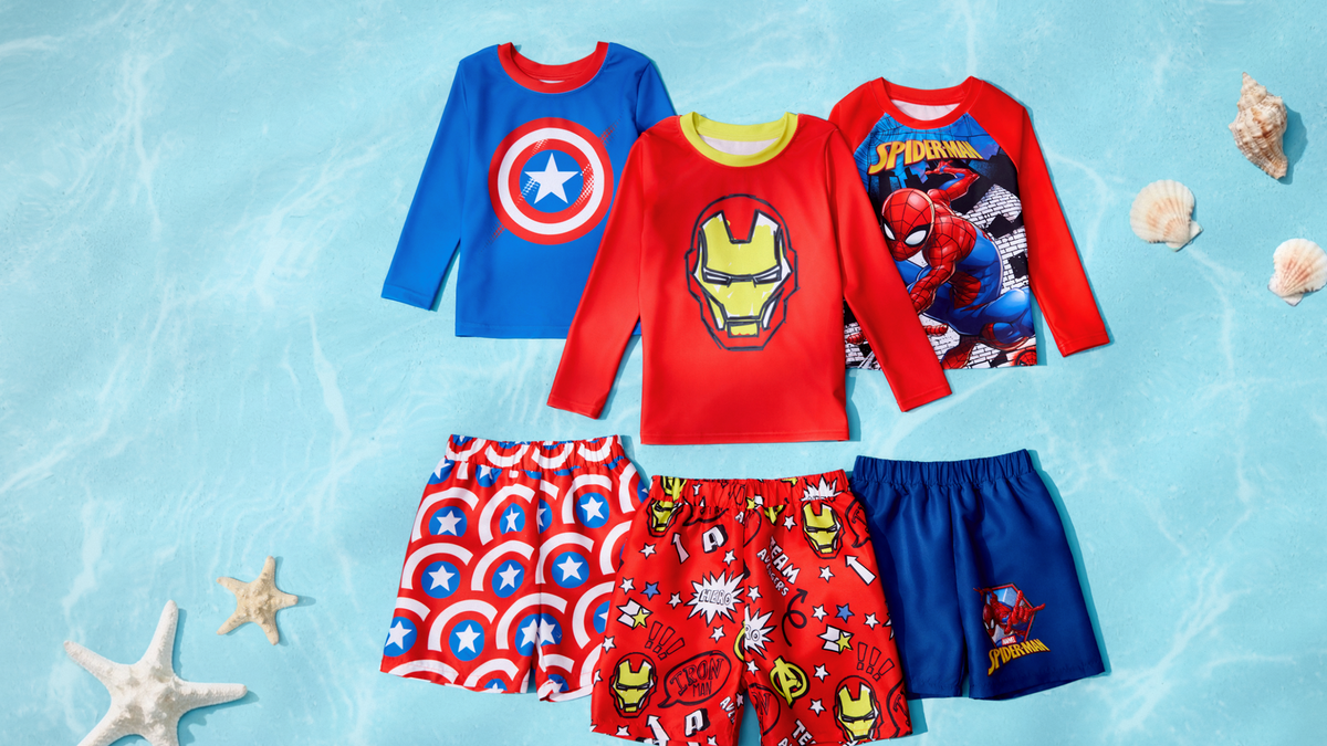 Best Marvel Swimsuits for Kids Superhero Swimwear They'll Love