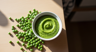 Pea baby food puree recipe guide for new parents