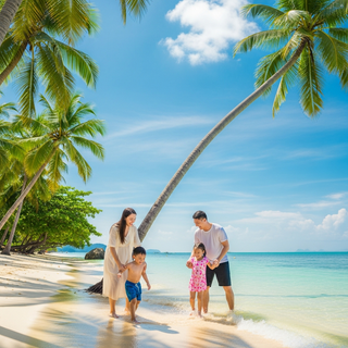 Thailand family beach vacation guide with crystal clear waters and tropical setting