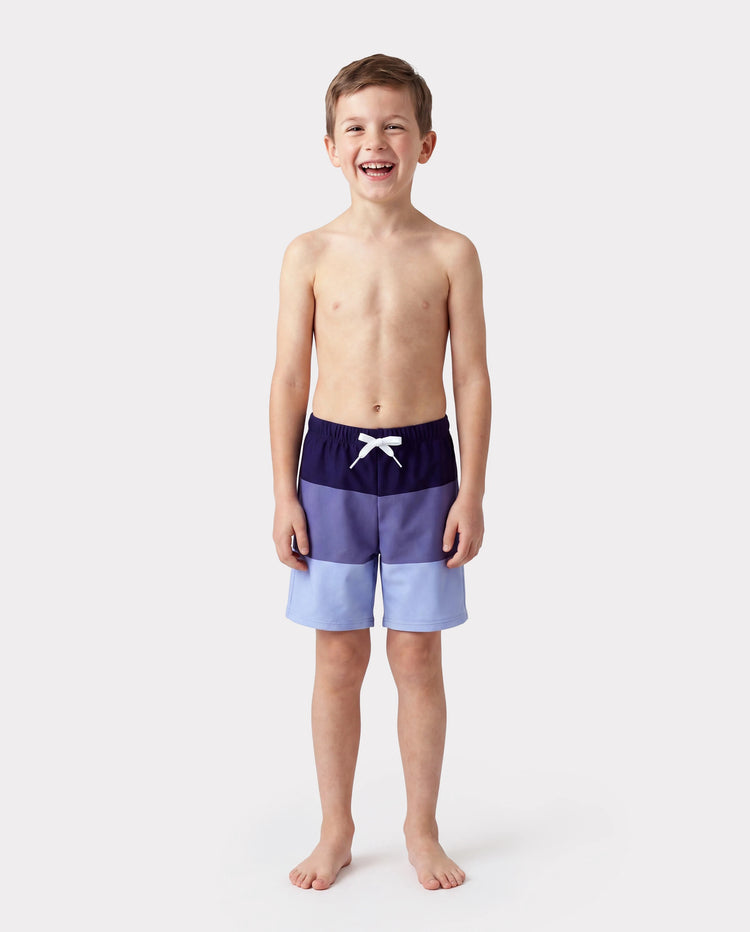 Toddler Boy Drawstring Swim Trunks (Quick-Dry) MultiColour