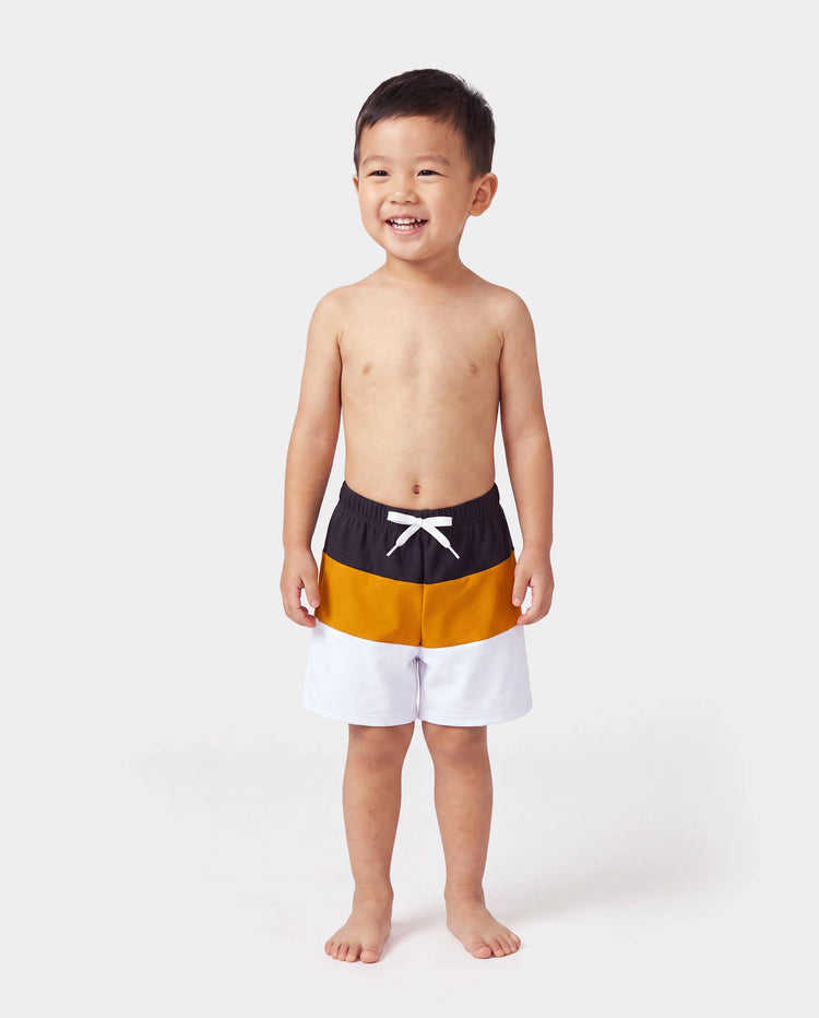 Toddler Boy Colorblock Swim Trunks Shorts Multi-color
