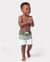 Toddler Boy Colorblock Stripe Swim Trunks Army green