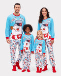 Frosty The Snowman Christmas Snowman Pattern Pajamas Sets with Christmas Socks