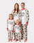 Christmas Matching Family Pajamas Set Christmas Tree Print Red and Apricot PJS with Christmas Socks Apricot