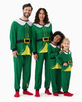 ELF Pyjamas für die Familie passend - Weihnachten PJ Sets (schwer entflammbar) grün