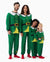 Pijama familiar navideño ELF con cinturón y cuello a juego y calcetines navideños