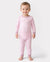 Baby 2-piece Tencel Modal Pajamas Set for Girls / Boys ( Snug-Fitting ) Pink