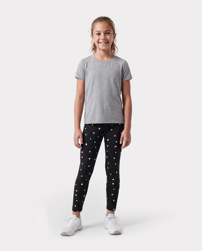 Toddler/Kid Girl Elasticized Leggings Black