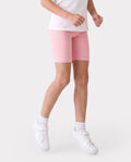 Kleinkind/Kind Mädchen Einfarbige Leggings-Shorts aus Baumwolle rosa