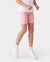 Leggings cortos de algodón de color liso para niña pequeña/niña, color rosa