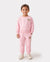 Kinder 2-teiliges Set, einfarbig und unisex, aus Polyester-Material, Regular Fit. rosa