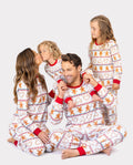 Christmas Matching Family Pajamas Fair Isle & Gingerbread Print