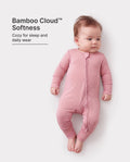 Kids Baby / Girl Bamboo Pajamas With Childlike Print (Snug-Fitting) Pink