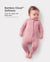 Kids Baby / Girl Bamboo Pajamas With Childlike Print (Snug-Fitting) Pink
