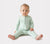 Bamboo Baby Boy/Girl Zip-Up Pajamas Pale Green