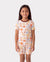Toddler / Kids Christmas / Halloween Pajamas 3-Piece Bamboo Pajama Set 2-in-1 Look for 4 Seasons (Snug-Fitting) Apricot